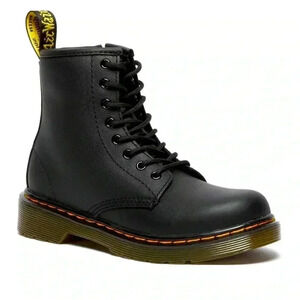 Dr. Martens Kids Black Lace-Up Boots